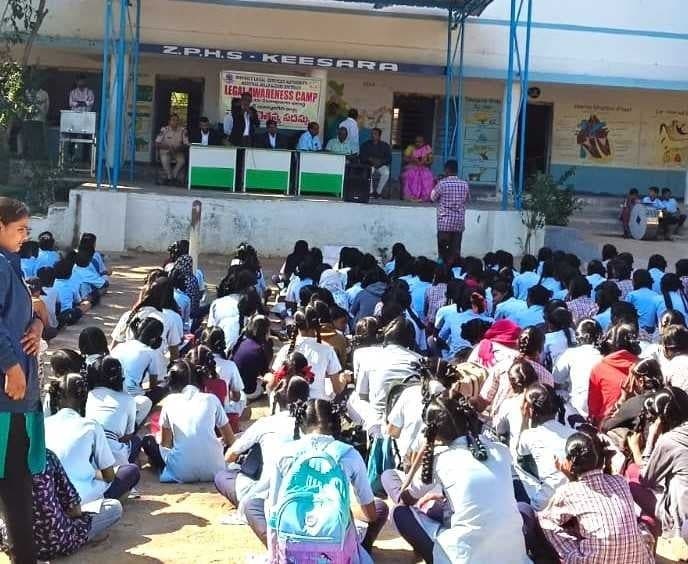 కీసర పాఠశాలలో పోక్సో చట్టంపై అవగాహన - Udayam