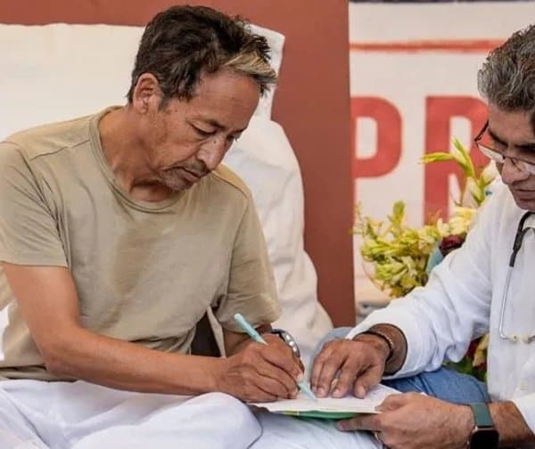 వాంగ్‌చుక్ దీక్షకు లభించిన మద్దతు