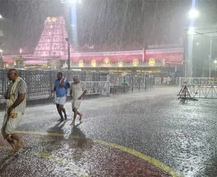 బ్రహ్మోత్సవ వేళ వాన