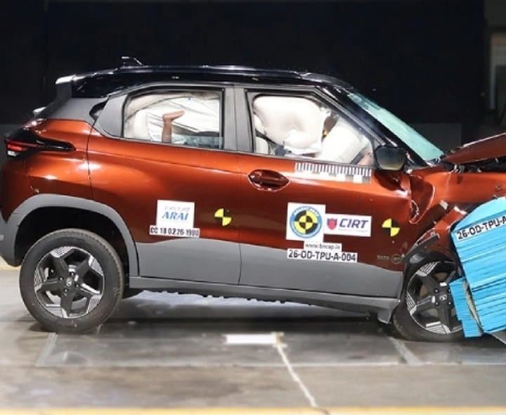 NCAP క్రాష్ టెస్టులో టాటా పంచ్ EV కి 5 స్టార్ రేటింగ్