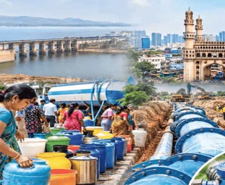 హైదరాబాద్‌లో తాగునీటి కొరత ముప్పు