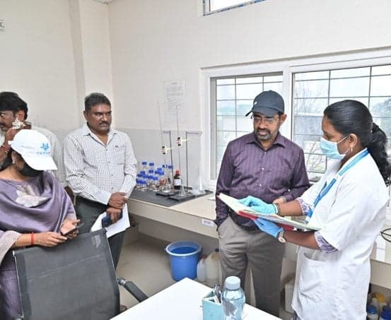 కోకాపేట గ్రీన్ వాటర్ ఫిల్లింగ్ స్టేషన్‌ను పరిశీలించిన జలమండలి ఎండీ