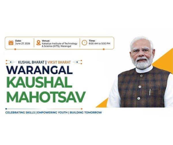 వరంగల్‌లో ‘కౌశల్ మహోత్సవ్ 2026’: యువతకు భారీ ఉపాధి అవకాశాలు