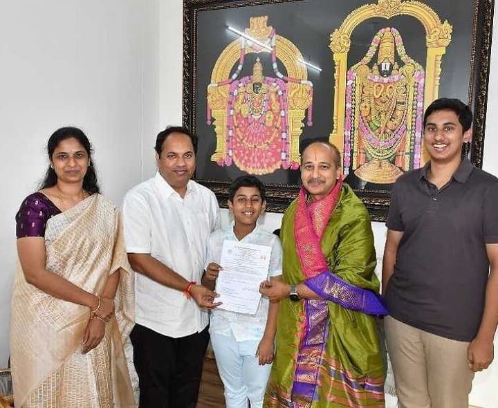 టీటీడీకి రూ.20 లక్షల భారీ విరాళం