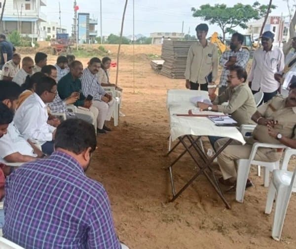 ఘనంగా సీఎం బహిరంగ సభ ఏర్పాట్లు