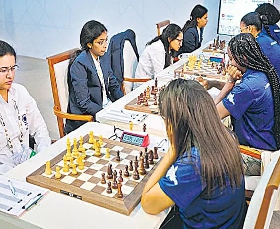 చెస్‌ ఒలింపియాడ్‌లో భారత జట్ల ఘన విజయం
