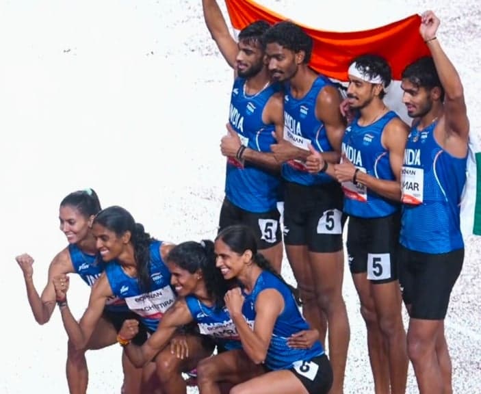 మహిళల 4x400మీ. రిలేలో భారత్‌కు స్వర్ణం