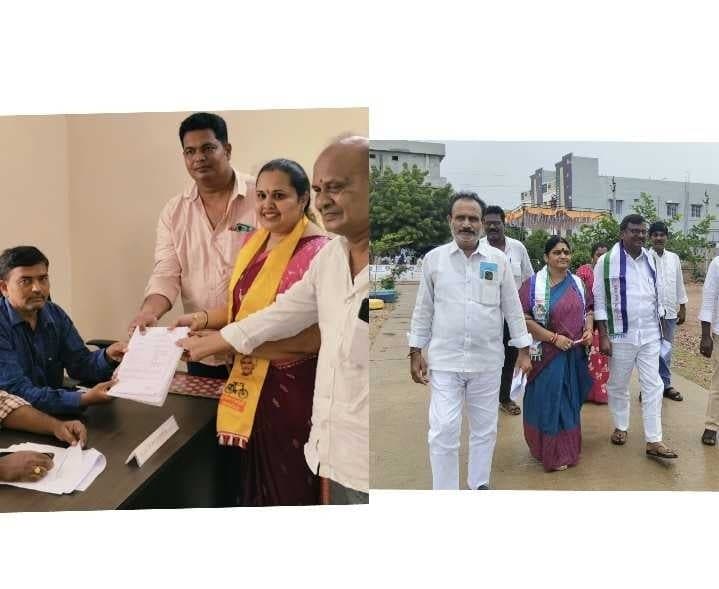 బద్వేల్‌లో పద్మావతి, హరిణి నామినేషన్లు - Udayam