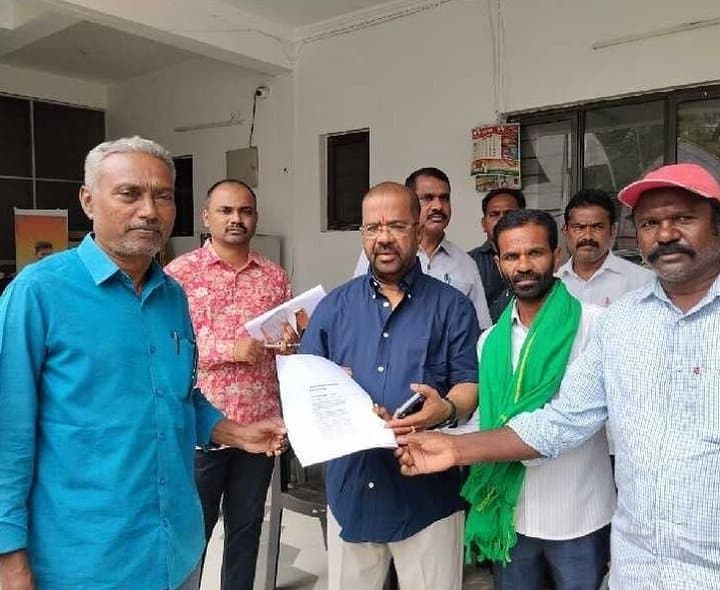 నాయినికి ఏఐకేఎంఎస్‌ నేతల వినతి
