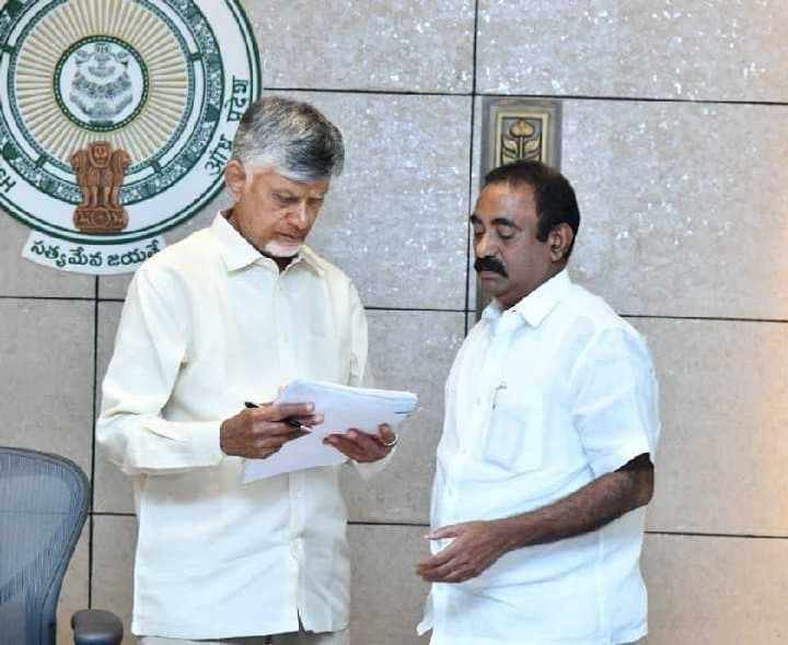కావలి అభివృద్ధిపై సీఎంను కలిసిన ఎమ్మెల్యే