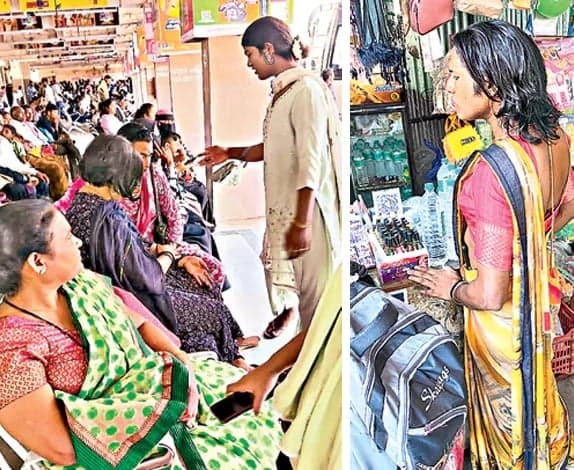 ప్రయాణికులకు ట్రాన్స్‌జెండర్ల వేధింపులు - Udayam