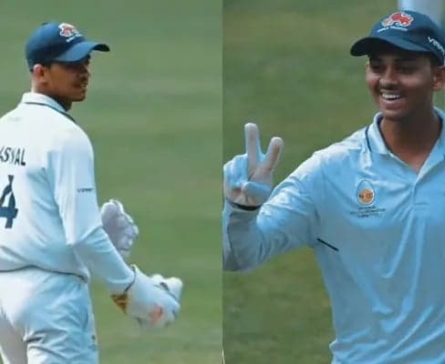 వికెట్‌కీపిర్ అవతారంలో జైస్వాల్‌ 
