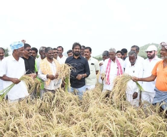 విద్యుత్ కోతలపై శ్రీనివాస్ గౌడ్ నిరసన