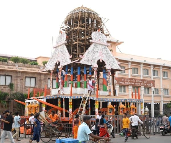 ఒడిశాలో రథయాత్రకు తుది విడత ఏర్పాట్లు