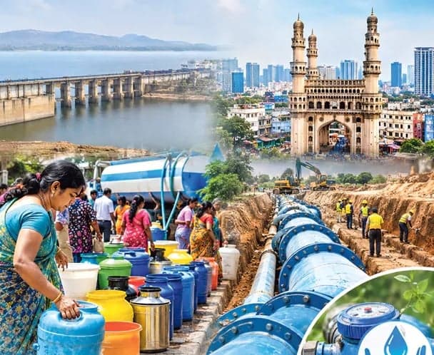 హైదరాబాద్‌కు తాగునీటి ముప్పు