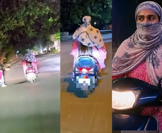 మహిళ వేషంలో ఢిల్లీ రోడ్లపై ప్రయోగం