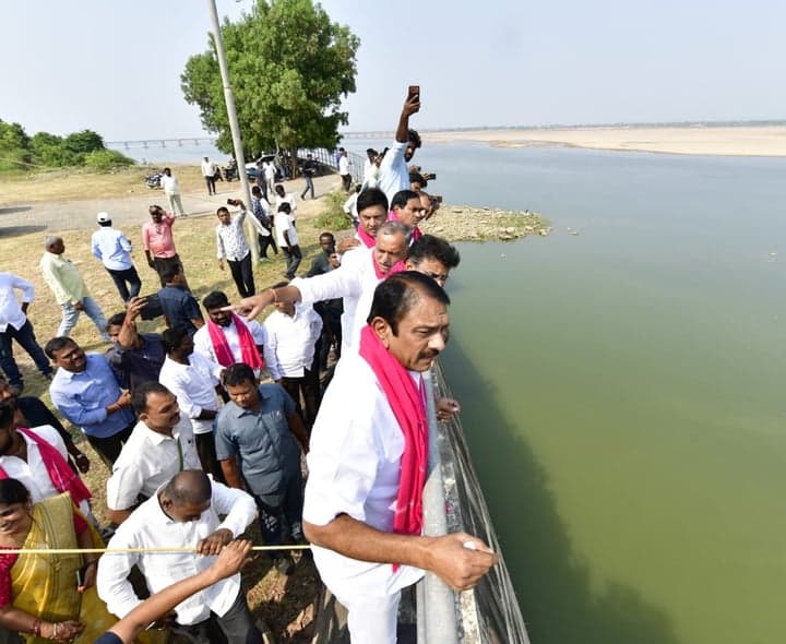 కన్నెపల్లి పంప్‌హౌస్‌ను సందర్శించిన BRS నేతలు - gallery image 2