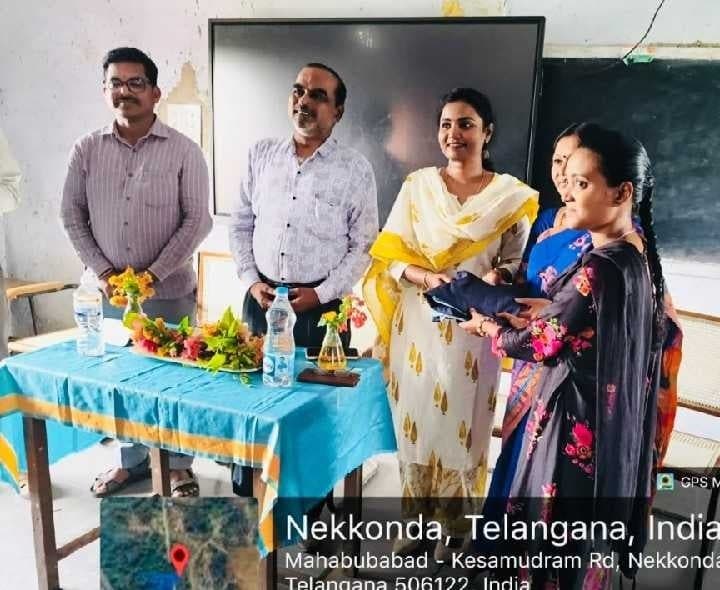 నెక్కొండ కళాశాలను సందర్శించిన DEO  - Udayam