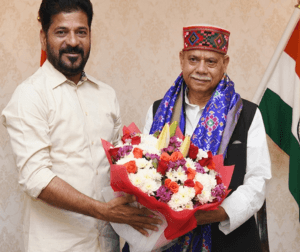 గవర్నర్ కోటా ఎమ్మెల్సీ అభ్యర్థుల ఆమోదం కోసం గవర్నర్‌తో సీఎం రేవంత్‌రెడ్డి భేటీ. - Udayam Digital