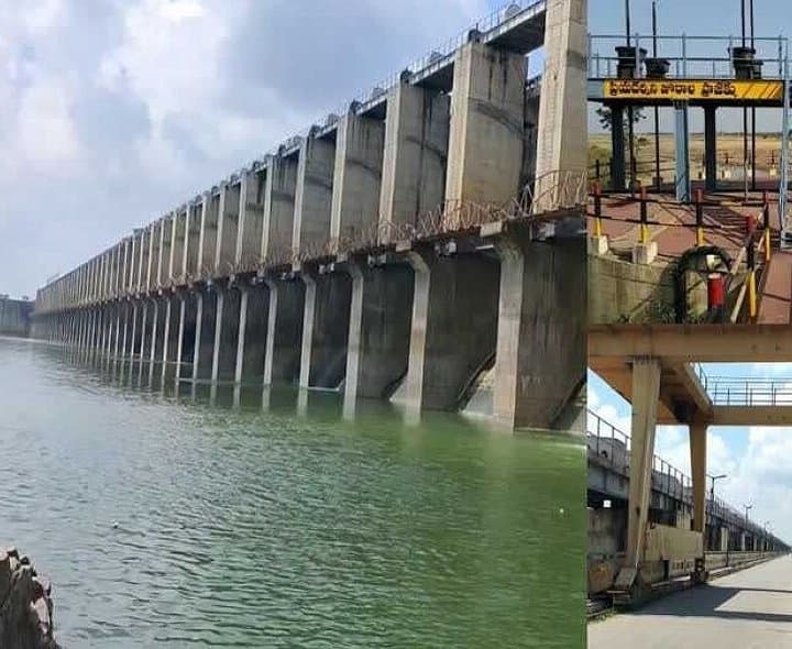 తగ్గిన వరద-జూరాల స్పిల్‌వే గేట్లు మూసివేత