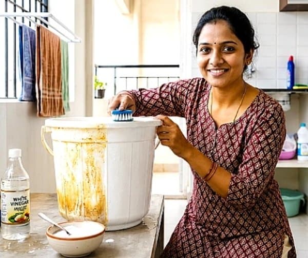 ప్లాస్టిక్ బకెట్ల మెరుపు రహస్యం
