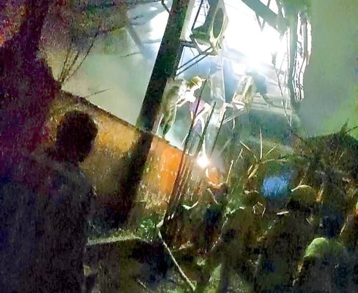 మంతెన ఆశ్రమంలో అగ్ని ప్రమాదం