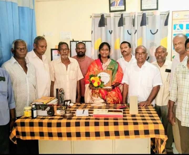 బూర్జలో డాక్టర్ హేమాక్షి సత్కారం - Udayam