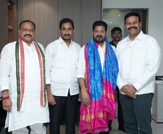 సీఎం రేవంత్‌రెడ్డిని కలిసిన కాంగ్రెస్‌ అభ్యర్థులు