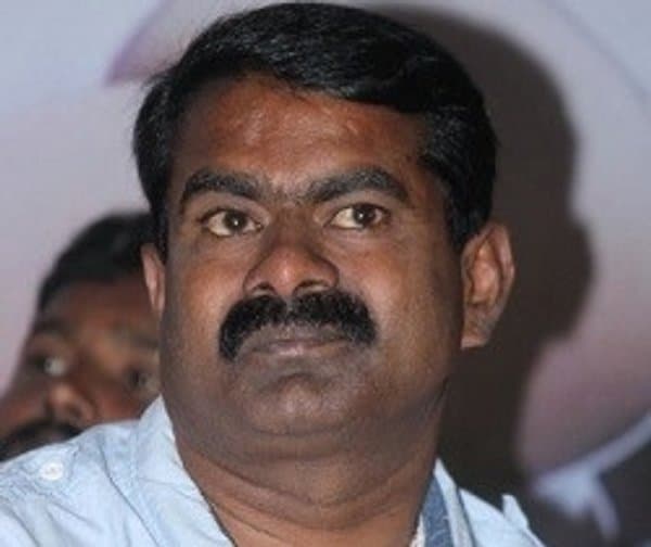 'కార్తికేయుని'పై సీమాన్ ఆగ్రహం