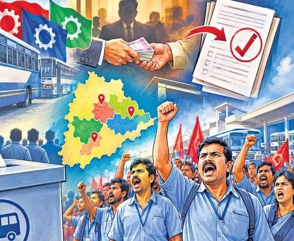 ఆర్టీసీ ఎన్నికల ఫలితాలపై వివాదం