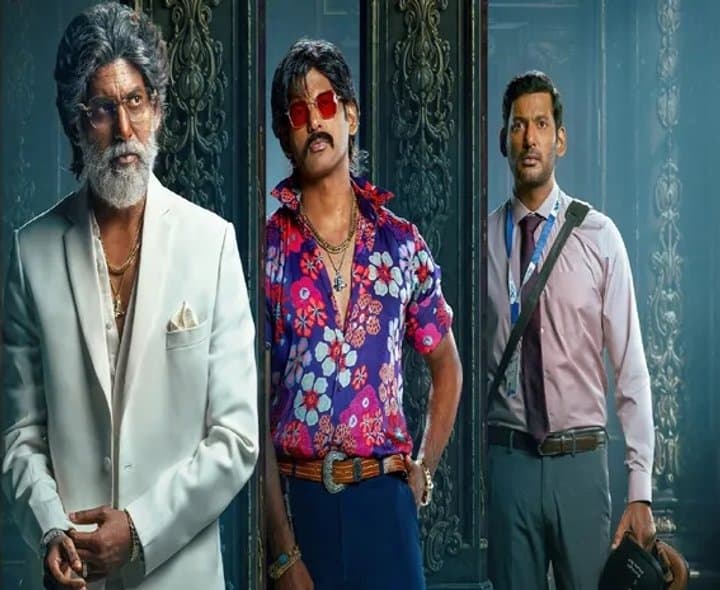 మకుటం ట్రైలర్‌లో విశాల్‌ జోరు