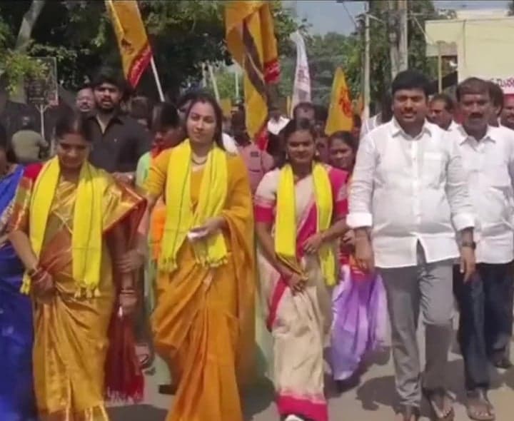 ఏలేశ్వరంలో కూటమి ఎన్నికల ప్రచార జోరు - Udayam