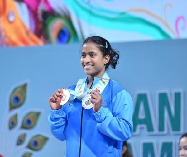 వెయిట్‌లిఫ్టింగ్: జ్ఞానేశ్వరి యాదవ్‌కు రజతం, కాంస్యం