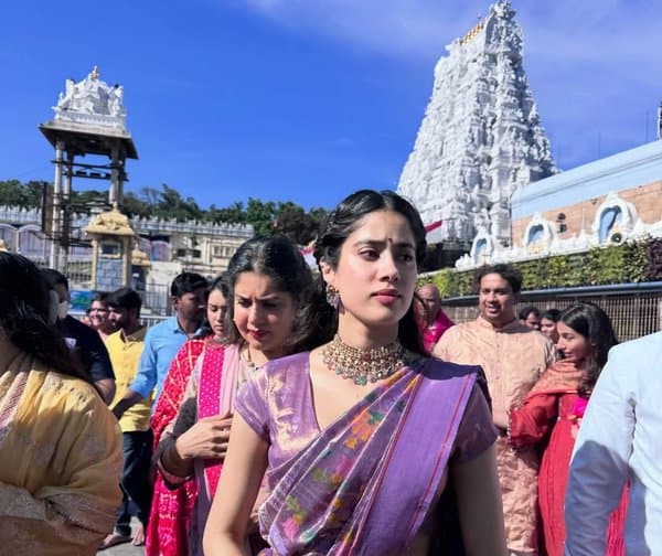 శ్రీవారి సేవలో జాన్వీ కపూర్ - Udayam Digital