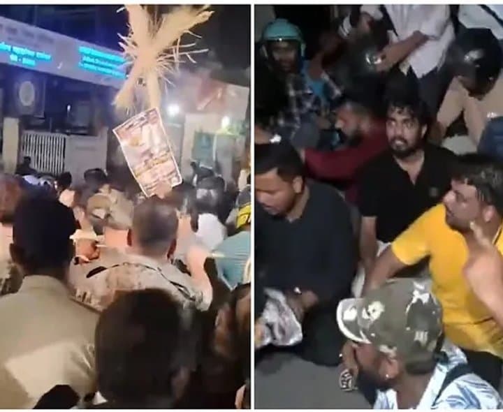 రాంచీలో విద్యార్థుల ఆందోళన