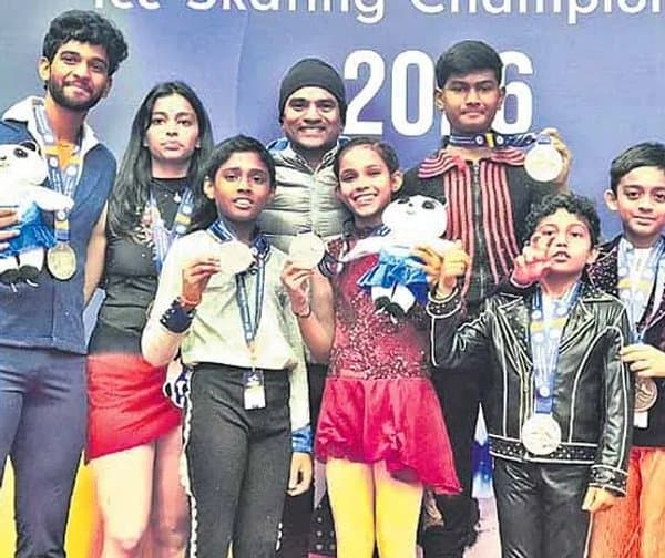 ఐస్ స్కేటింగ్‌లో తెలంగాణకు 3 స్వర్ణాలు
