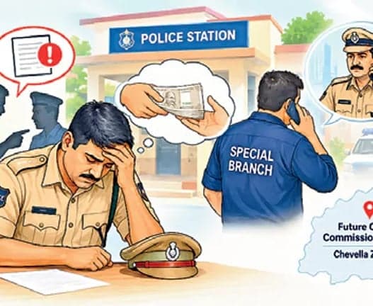 తప్పుడు ఫిర్యాదులతో స్టేషన్ లో కలకలం
