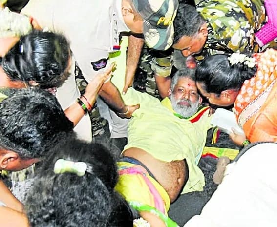 చెవిరెడ్డి కుటుంబం అరెస్ట్