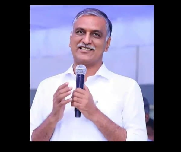 హరీష్‌రావు నిరసన