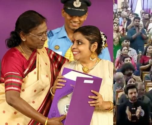ముగ్గురు అవార్డు విజేతలకు స్టాండింగ్ ఒవేషన్