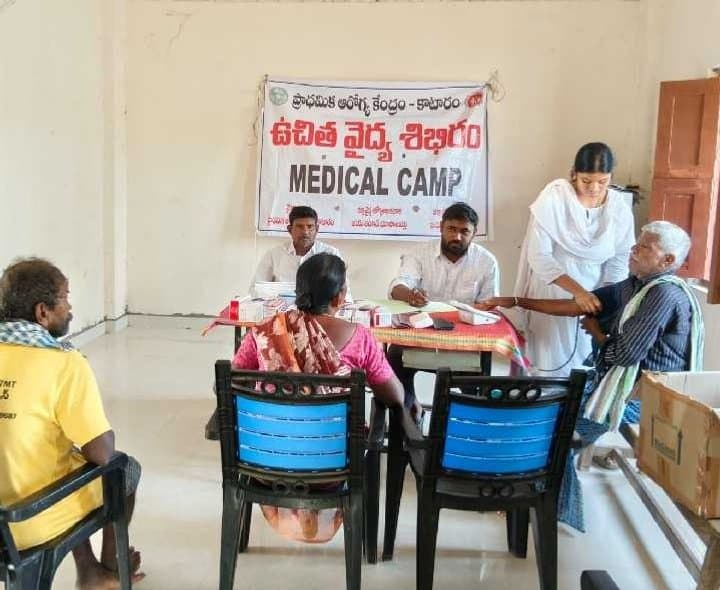 విలాసాగర్‌లో ఉచిత వైద్య శిబిరం