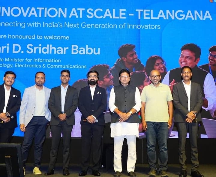 DevFest Hyderabad 2026లో పాల్గొన్న శ్రీధర్ బాబు
