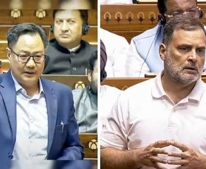 మహిళా రిజర్వేషన్‌పై రాహుల్‌-రిజిజు వార్‌