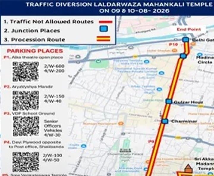 బోనాలతో నగరంలో ట్రాఫిక్‌ ఆంక్షలు