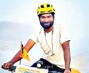 ప్రకృతి పరిరక్షణకు 20 వేల కి.మీ. సైకిల్‌యాత్ర