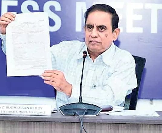 బోగస్‌ ఫారం-7లపై సీఈవో సుదర్శన్‌రెడ్డి సీరియస్