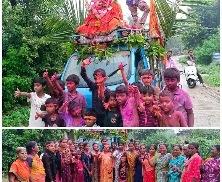 గాదెపాడులో గణేశ్‌ శోభాయాత్ర - Udayam