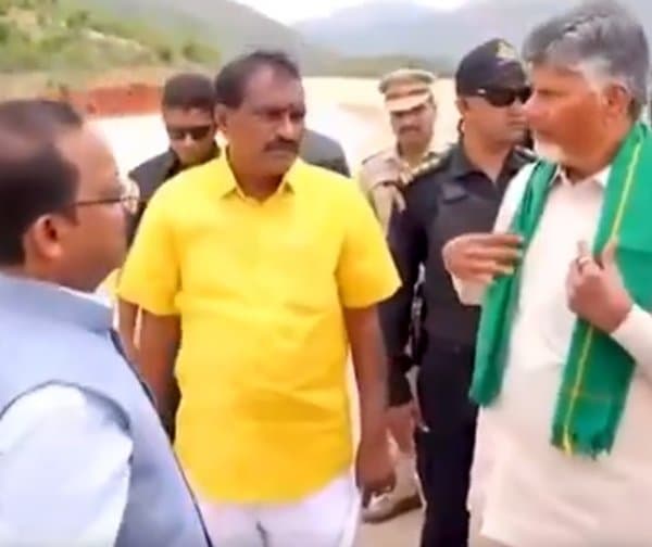 వెలిగొండ పనుల పరిశీలన: రైతులకు సీఎం చంద్రబాబు భరోసా - Udayam Digital