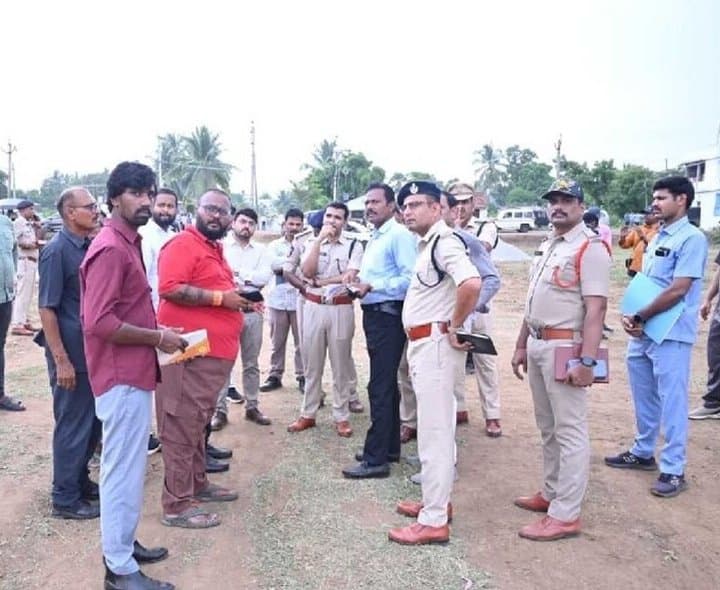 అనకాపల్లిలో సీఎం పర్యటనకు భారీ భద్రత - Udayam