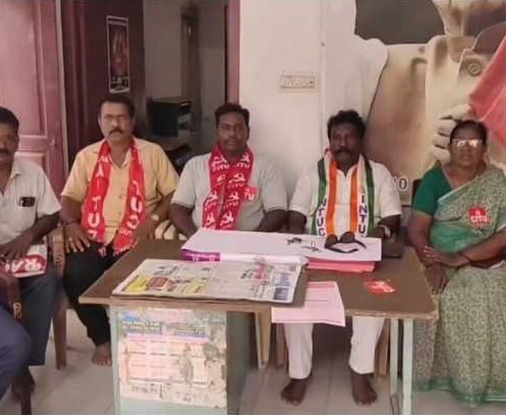 కనీస వేతనం కోసం కార్మికుల పోరాటం